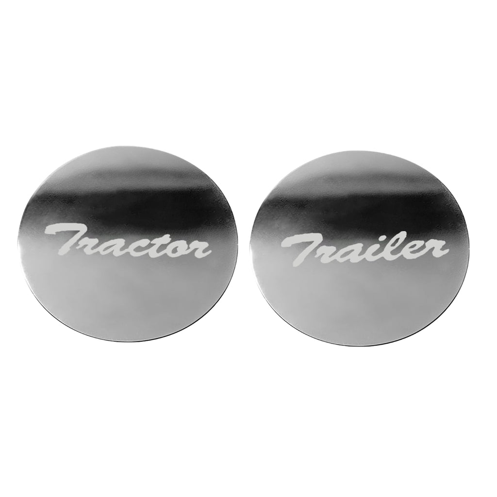 Upgrade Air Brake Knobs for Tractor/Trailer - Air Valve Knobs Compatible Kenworth T680 Peterbilt 379 389 579 Freightliner, Made from Aluminum (2PCS)