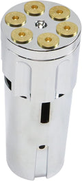 Gun Barrel Shift Knob Kit 13/18 Eaton Fuller Peterbilt Freightliner Gun Barrel Six Shooter Gear Shift Knob Kit with Chrome Lower Plastic Sleeve