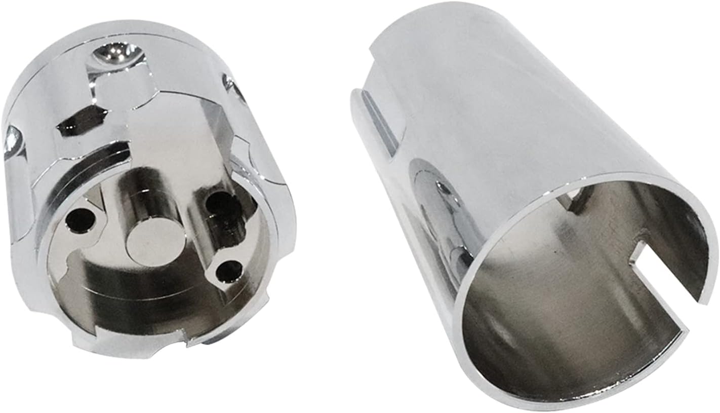 Gun Barrel Shift Knob Kit 13/18 Eaton Fuller Peterbilt Freightliner Gun Barrel Six Shooter Gear Shift Knob Kit with Chrome Lower Plastic Sleeve