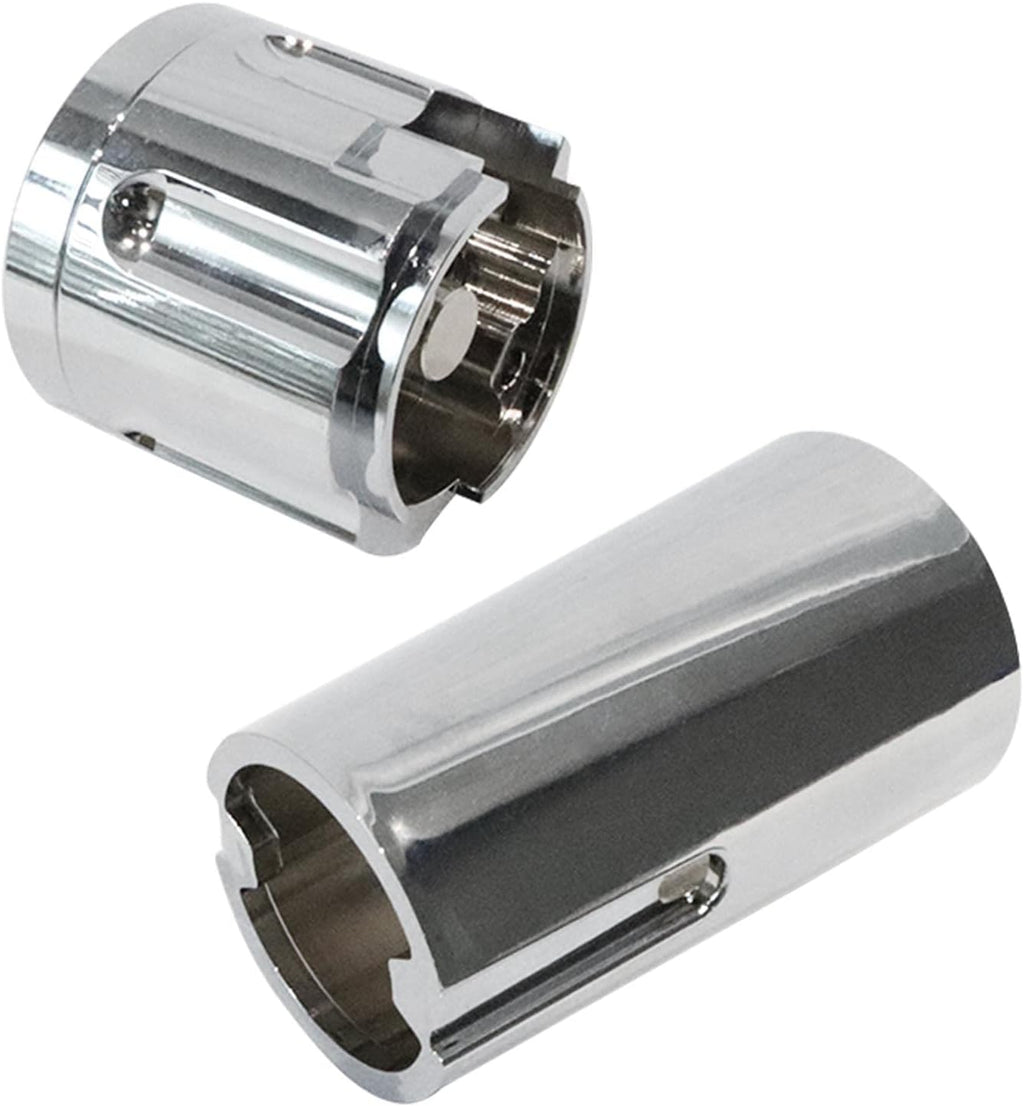Gun Barrel Shift Knob Kit 13/18 Eaton Fuller Peterbilt Freightliner Gun Barrel Six Shooter Gear Shift Knob Kit with Chrome Lower Plastic Sleeve