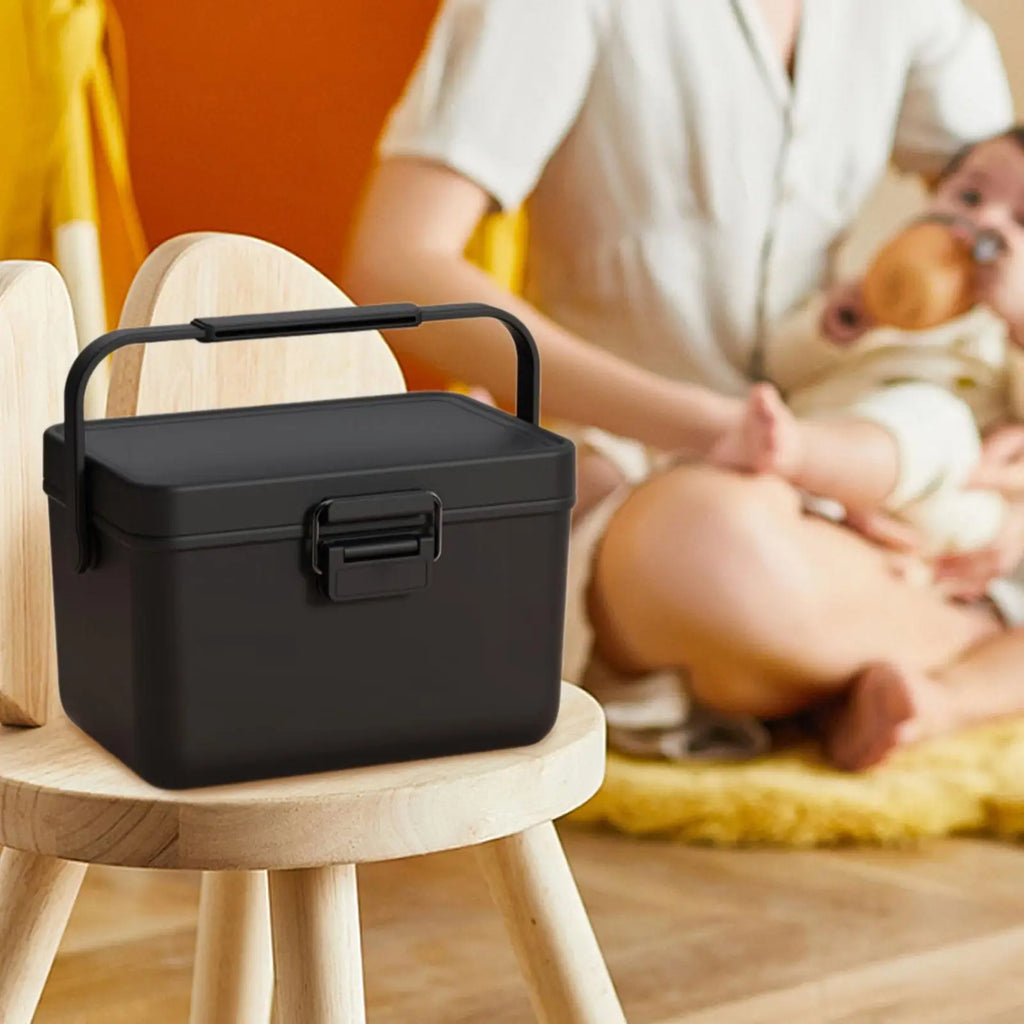 3.8L Insulated Cooler Box Portable Beverage Storage Organizer Food Delivery Box for Outdoor Camping Beach BBQ Picnic