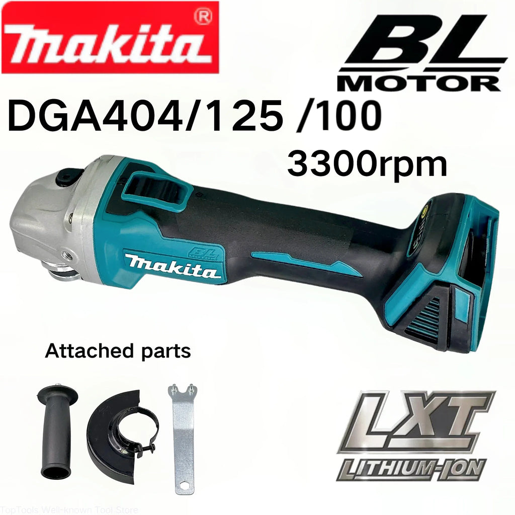Makita 18V 125/100mm DGA404 Cordless Grinder Wheel,6.0Ah Li-4-1/2” / 5" Cut-Off/Angle Grinder,For Metal Grinding&Wood Cutting