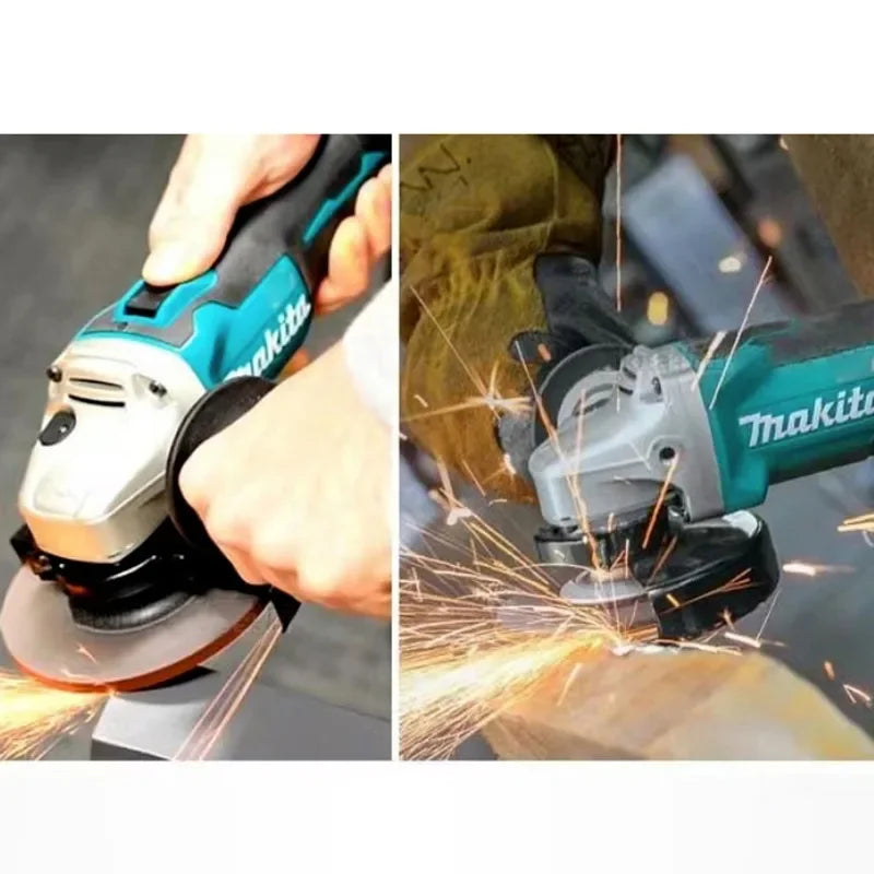 Makita 18V 125/100mm DGA404 Cordless Grinder Wheel,6.0Ah Li-4-1/2” / 5" Cut-Off/Angle Grinder,For Metal Grinding&Wood Cutting