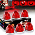6PCS Water Melon Lights Starburst Rotating Lamp Clearance Strobe Warning Lights Semi Truck Peterbilt Cab Marker Lights (1)