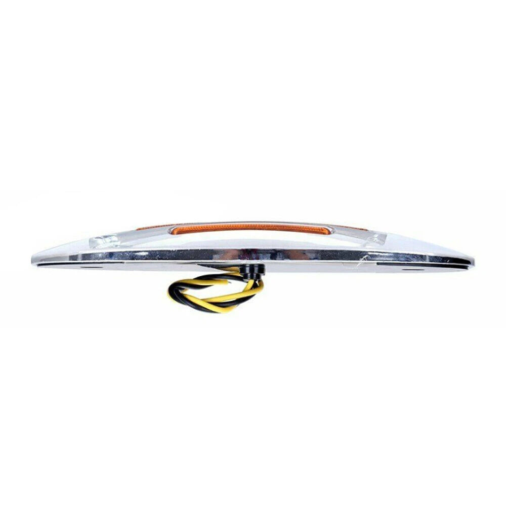 20PCS Flatline Amber Oval Semi Truck 24LED Marker Lights 12v Trailer Lights LED Lamp Truck Replacement Side Light