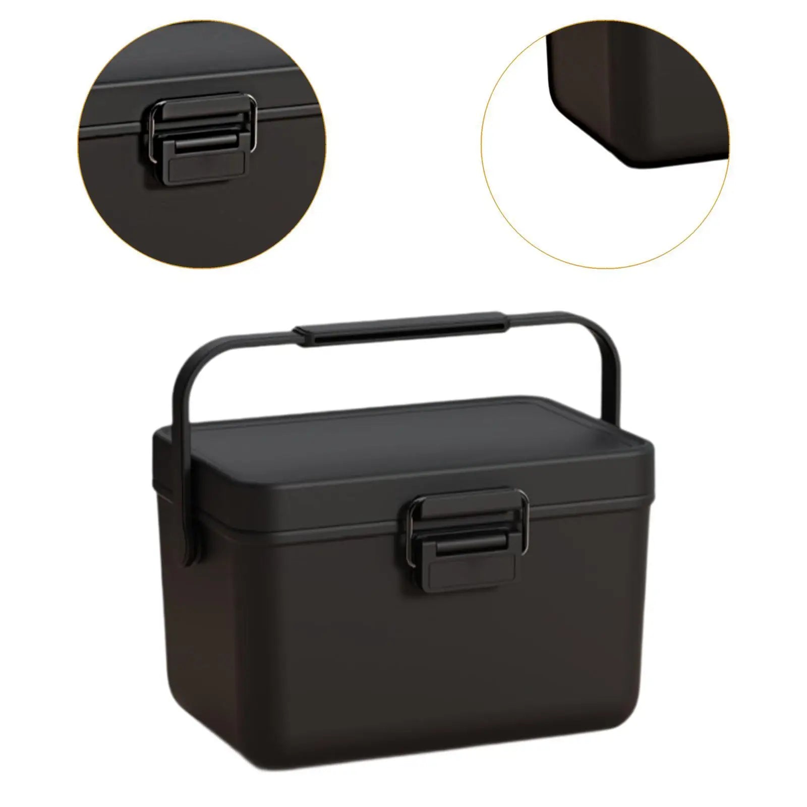 Cooler Box 3.8L Premium Leakproof Food Delivery Box Portable Container Ice Retention Cooler for Party Camping BBQ Beach Fishing